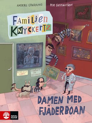 cover image of Familjen Knyckertz och damen med fjäderboan